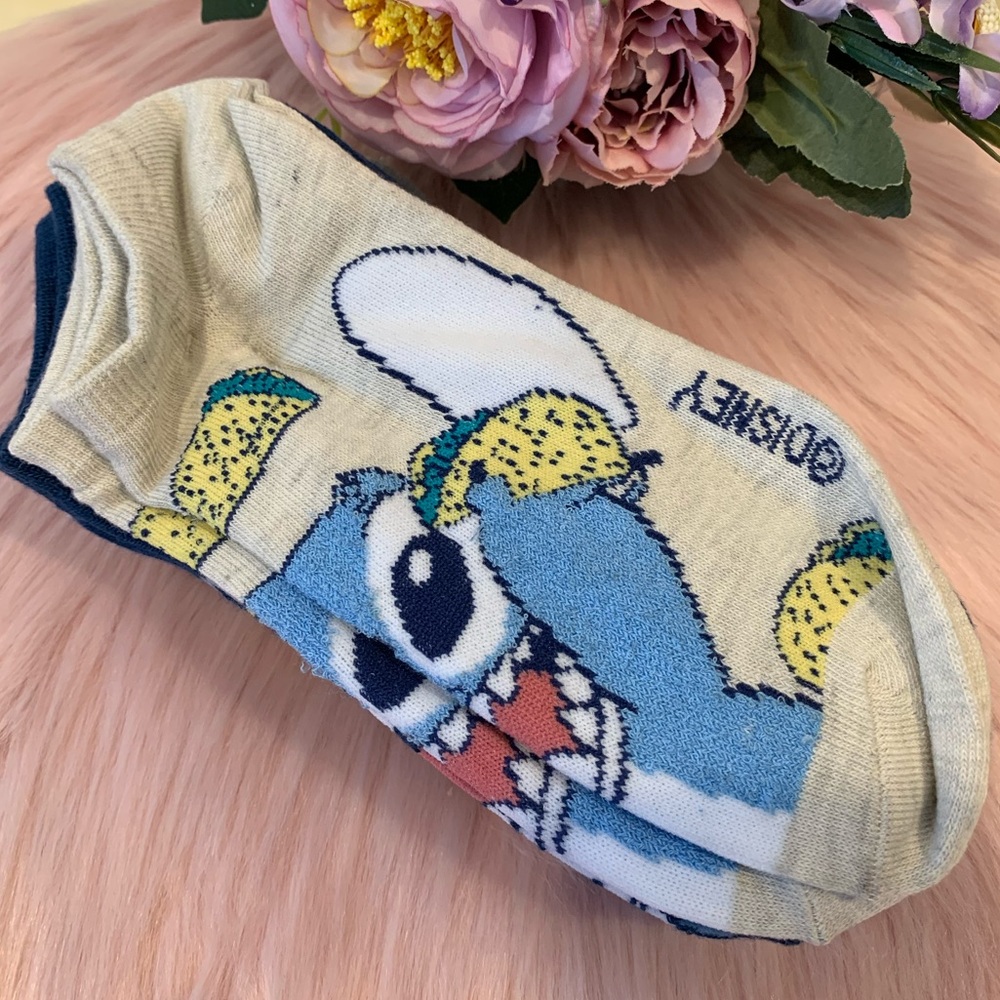 ❗️SOLD❗️Women's Lilo & Stitch Food 6pk Socks - Picture 3 of 6